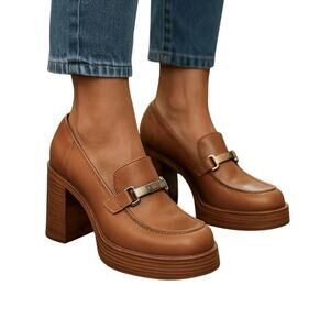 Vintage Skechers Somethin’ Else Chunky Platform Heels 7.5 Y2K Brown